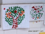 幼儿园六一幼儿手工美术作品：树